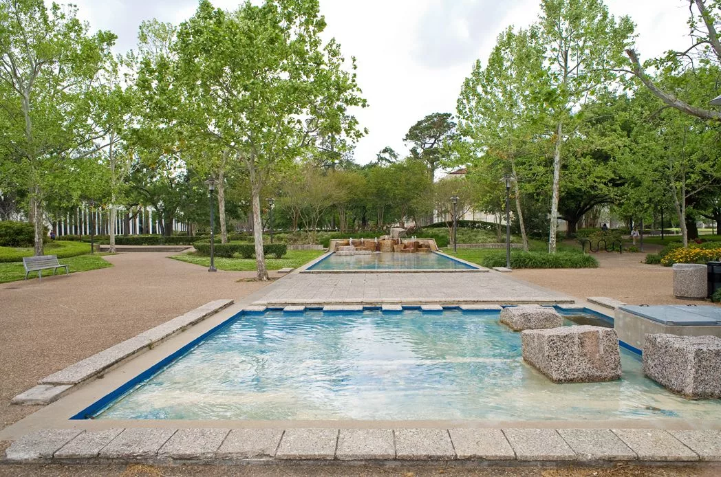 The Student Life Plaza, University of Houston